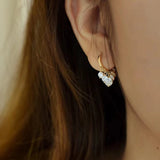 Zircon Pendant Earrings Set for Women