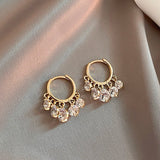Zircon Pendant Earrings Set for Women