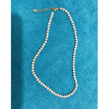 Nature Stone Choker Necklace Beaded OL Holiday Jewelry