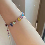 Colorful Crystal Bracelet Baroque Style Stones