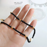 Baroque Freshwater Pearl Necklace with Stainless Steel Beads
