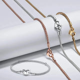 Heart Lock Stud Necklace Bracelet DIY Jewelry