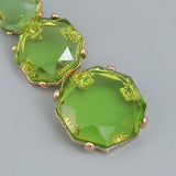 Resin Geometric Dangle Earrings for Women