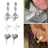 Tooth Leverback Earrings Dental Hygienist Dentist Gift