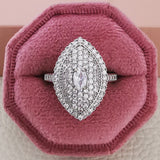 Snake Heart Silver Couple Ring For Women Dating Love Christmas Gift