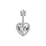 925 Silver Belly Button Ring Navel Women Party Gift Jewelry Piercing