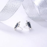 925 Silver Sea Turtle Abalone Shell Stud Earrings