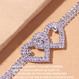 Silver Heart Boho Anklets Women Party Beach Accessories