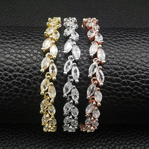 Rose Silver Bracelet Bangle Moonso Bulk S5878