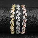 Rose Silver Bracelet Bangle Moonso Bulk S5878
