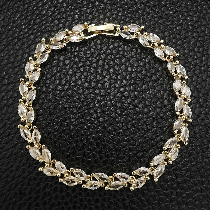 Rose Silver Bracelet Bangle Moonso Bulk S5878