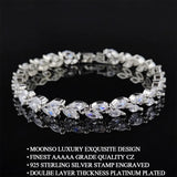 Rose Silver Bracelet Bangle Moonso Bulk S5878