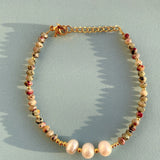 Multicolor Natural Stone Pearl Bracelets for Women