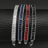 Princess Silver Bracelet Bangle for Women Anniversary Gift Jewelry