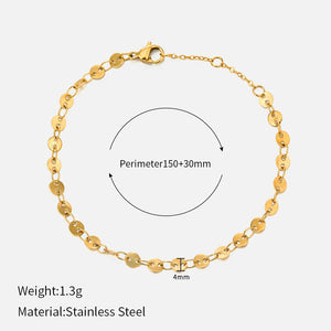 Stainless Steel Pig Nose Chain Bracelet for Women
