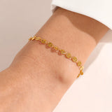 Stainless Steel Pig Nose Chain Bracelet for Women