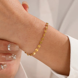 Stainless Steel Pig Nose Chain Bracelet for Women