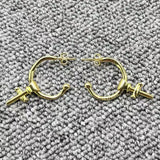 UNOde50 Electroplated 925 DIY Earrings Women's Holiday Jewelry Gift