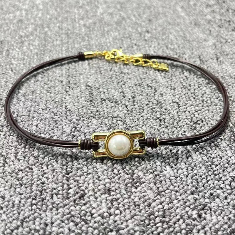 UNOde50 Electroplating 925 High Pearl Women's Necklace Romantic Jewelry Gift