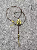 UNOde50 Silver Button Rope Women's Gift