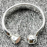 UNOde50 Silver 925 Four Colors Beaded Button Bracelet