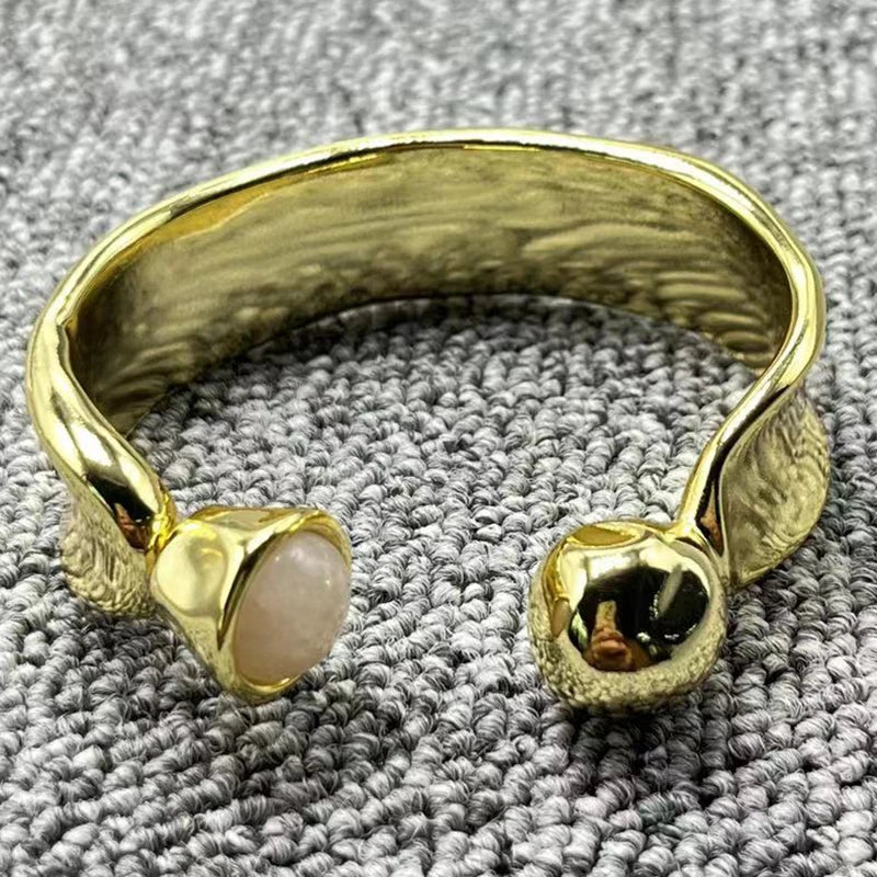 UNOde50 Silver 925 14K Beaded Bracelet Button Bracelet Gift
