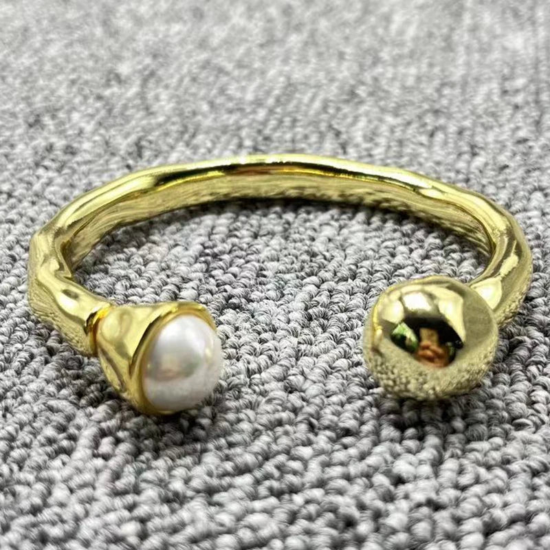 UNOde50 Silver Beaded Bracelet Button Bracelet Holiday Gift