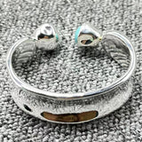 UNOde50 Silver 925 14K Four Colors Beaded Bracelet Button Bracelet