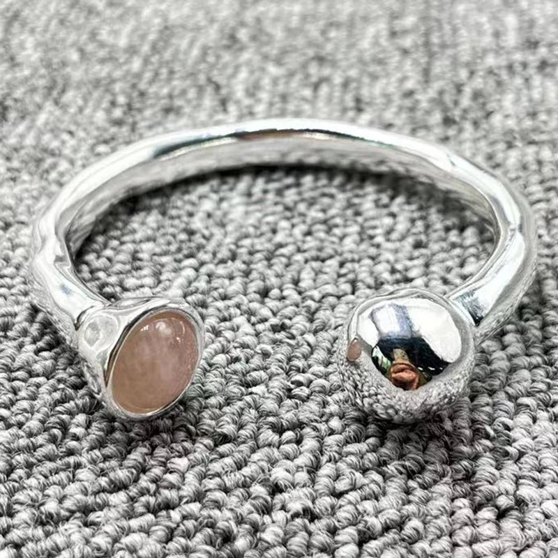 UNOde50 Silver 925 Beaded Bracelet Button Holiday Gift