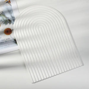 Wave Arch Gypsum Storage Tray Photo Props Jewelry Cosmetics Background Plate