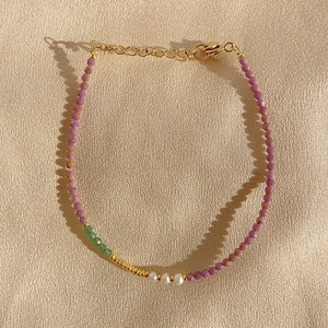 Natural Freshwater Pearl Bracelet Vintage Charm Bracelet