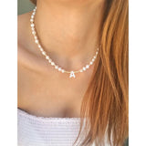 Freshwater Pearl Necklace Pendant 18KGF Stainless Steel