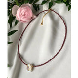 Vintage Crystal Choker Pearl Necklace Jewelry
