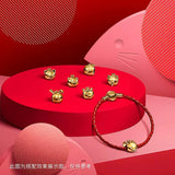 925 Silver High Zodiac Rabbit Tiger Charm DIY Gift Bracelet