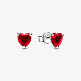 Flame Heart Bracelet 925 Sterling Silver Necklaces DIY Earrings Christams Gift