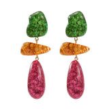 Colorful Resin Earrings for Women - Holiday Party Jewelry