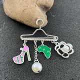 Mixed Pendants Brooch Jewelry