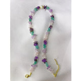 Colorful Stone Freshwater Pearl Irregular Sense INS Necklace