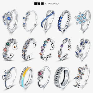 Zircon Eye Modeling Rings 925 Silver Anniversary Engagement Rings