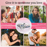 Zircon Eye Modeling Rings 925 Silver Anniversary Engagement Rings