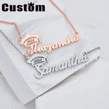 Class Name Necklace Personalized Graduation Gift for Women
