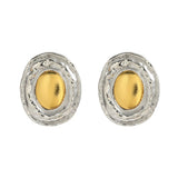 Colorblock Resin Earrings for Party Wear