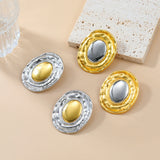 Colorblock Resin Earrings for Party Wear