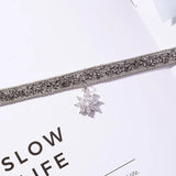 Crystal Flower Necklace for Women - Austrian Jewelry