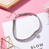 Crystal Flower Necklace for Women - Austrian Jewelry