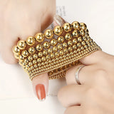 Women Plated Beads Bracelet Party Bracelets For Men Nigeria Yll