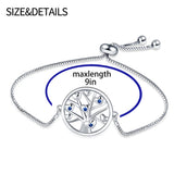 925 Silver Wave Shape Bracelet for Women Adjustable Figure 8 Jewelry