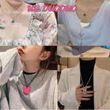 Romantic Bear Necklace Pink Classic Series Gift Ladies