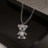 Romantic Bear Necklace Pink Classic Series Gift Ladies