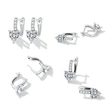 S925 Sterling Silver Love Ear Buckle Women Y2K Charm Gift